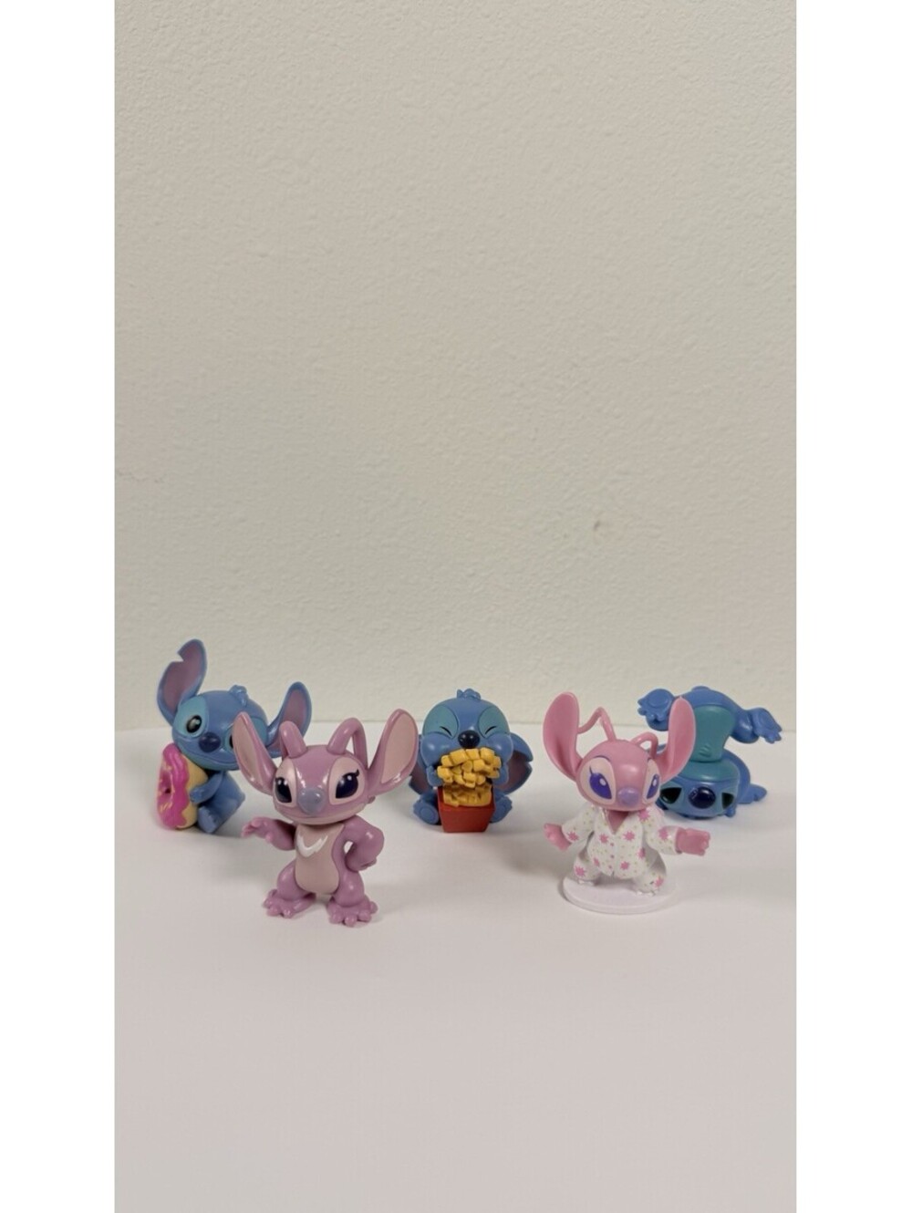 Disney LILO & Stitch Angel 2.5” Collectible PVC Figure LOT 5pcs